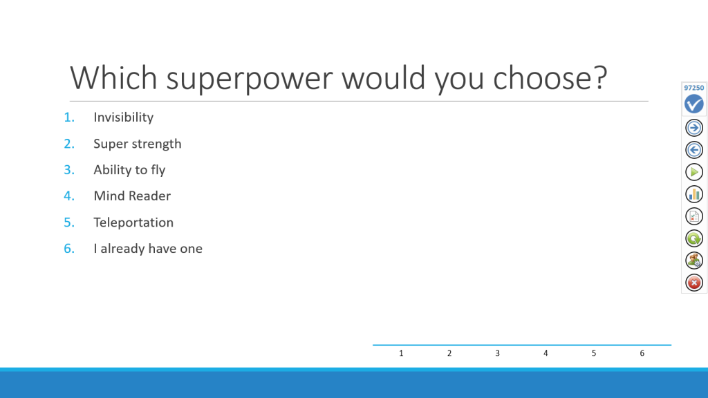 ivote icebreaker powerpoint polling slide