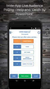 Audience Polling with a Live Voting App